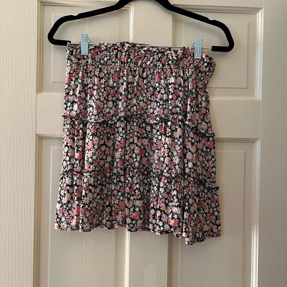 Wild Fable Floral Skirt M